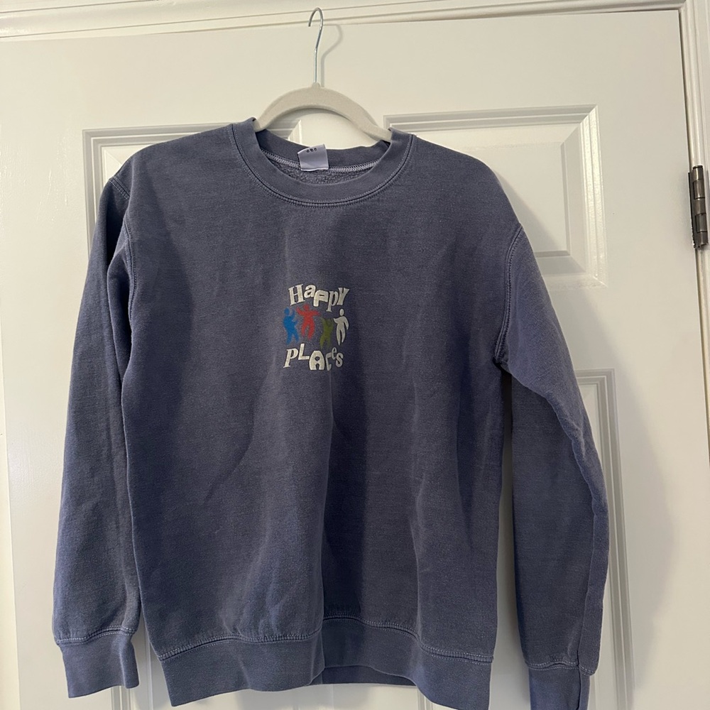 Urban Outfitters Blue Crewneck Sweater